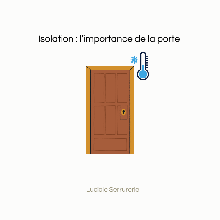 Isolation : l&rsquo;importance de la porte