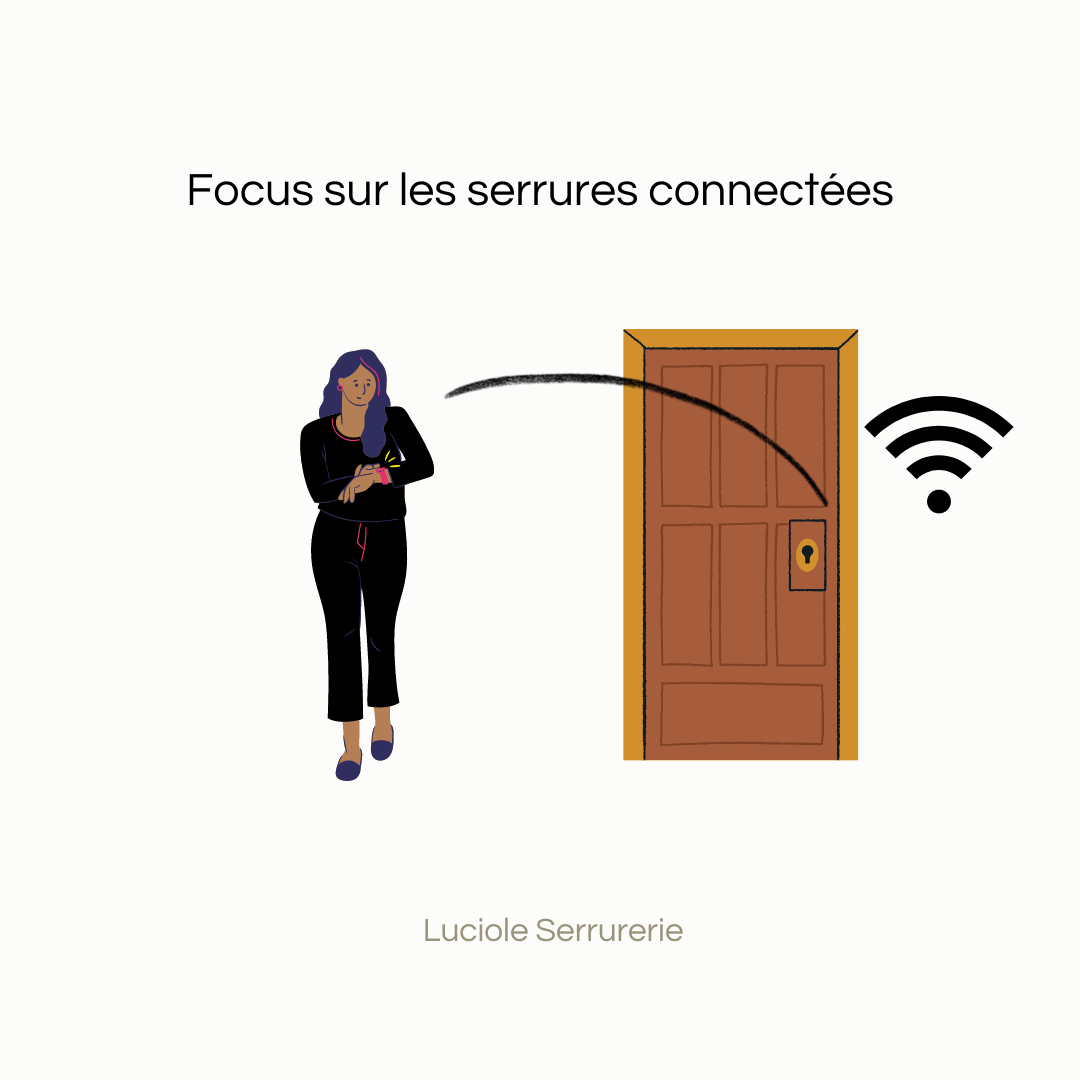 Focus sur les serrures connectées - Luciole Serrurerie